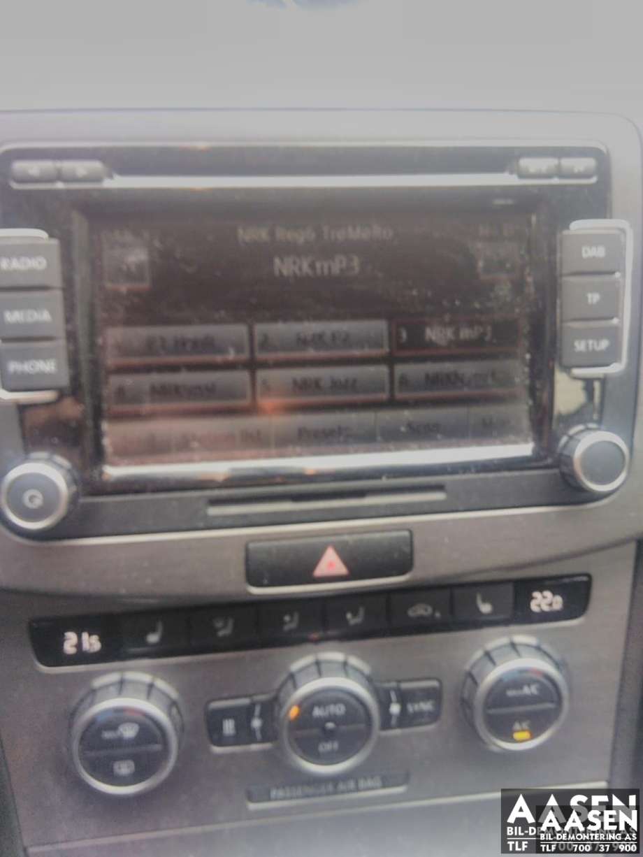 VW Passat 2011-2015 (B7) (B7), Motorkode: CAY, Girkassekode: MYP