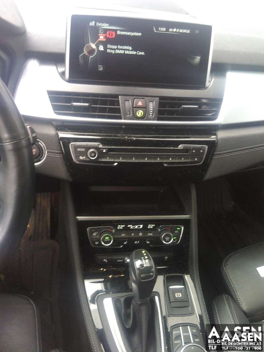 BMW 2-Serie, Active/Gran Tourer 2014-->> (F45/F46) (F45/F46), Motorkode: B38A15A, Girkassekode: 