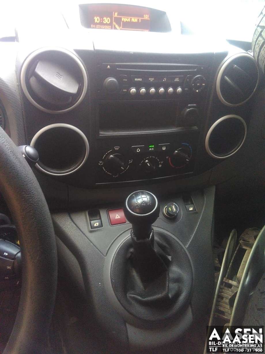 Peugeot Partner 2008-2015 (Type II, Fase 1) , Motorkode: 9H06, Girkassekode: 