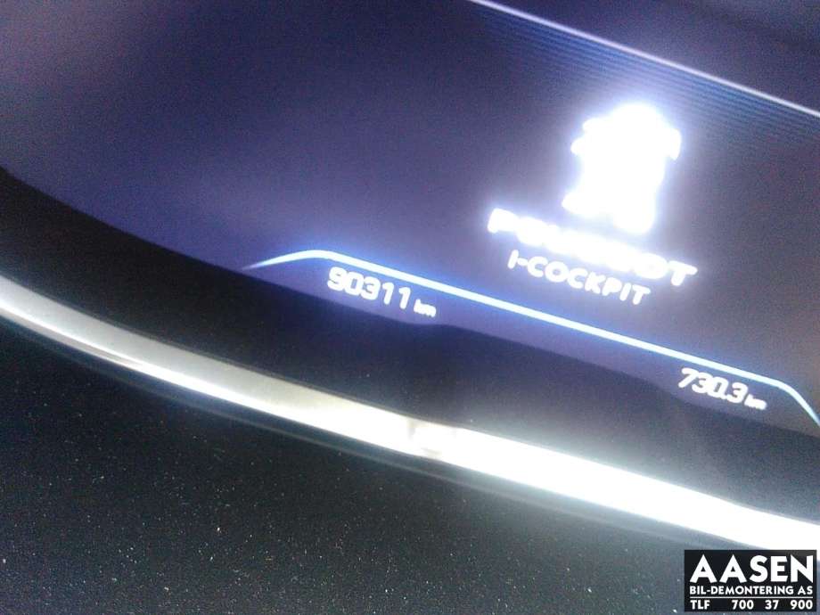 Peugeot 3008 2016-->> (Type II) delebil , Motorkode: BH01, Girkassekode: 