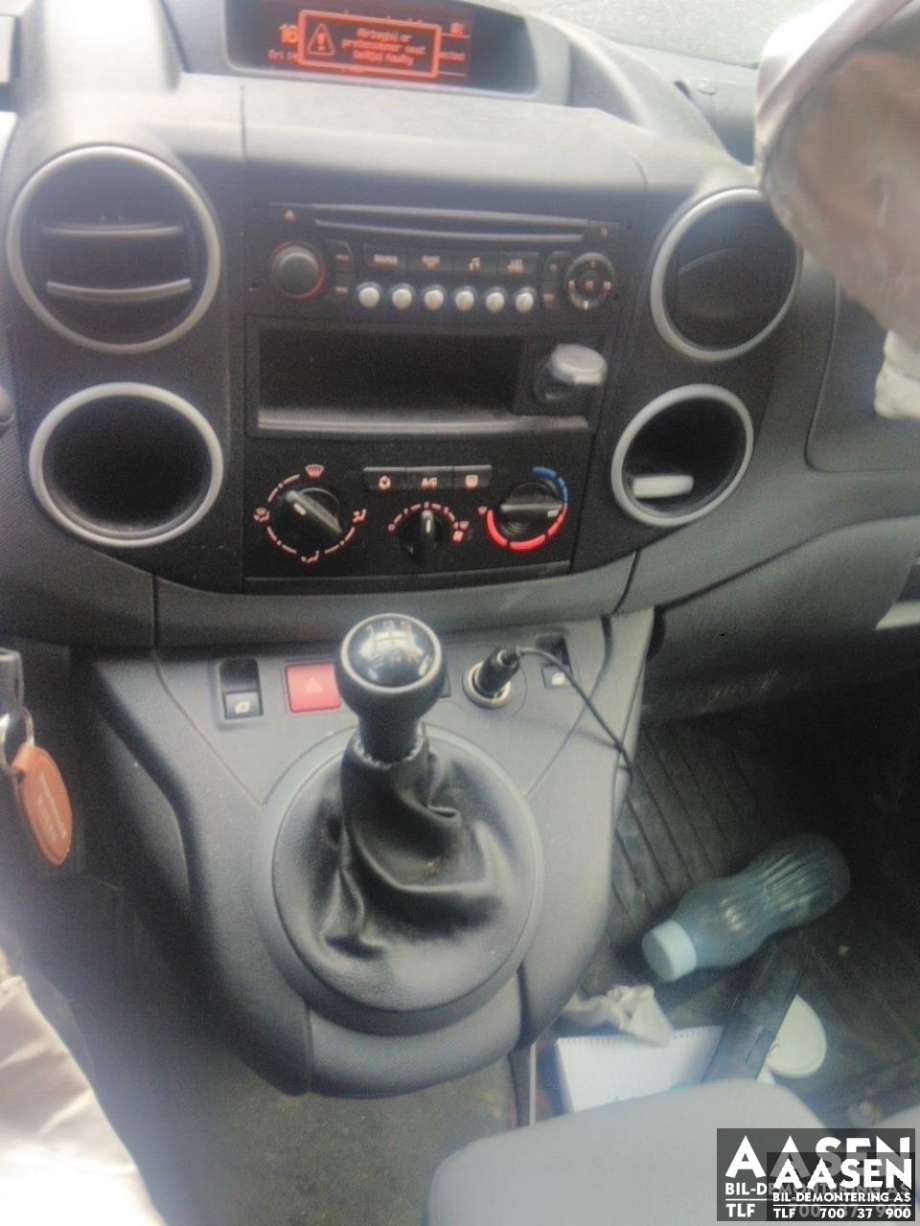 Peugeot Partner 2008-2015 (Type II, Fase 1) , Motorkode: 9H06, Girkassekode: 
