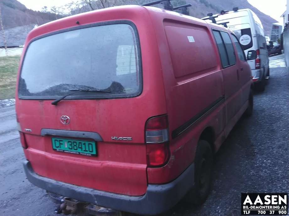 Toyota Hiace 2001-2006 (Fase 2) , Motorkode: 2KD-FTV, Girkassekode: 