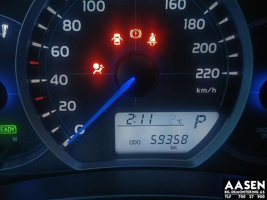 Toyota Yaris 2012-2014 (Type III, Fase 1) , Motorkode: 1NZ-FXE, Girkassekode:
