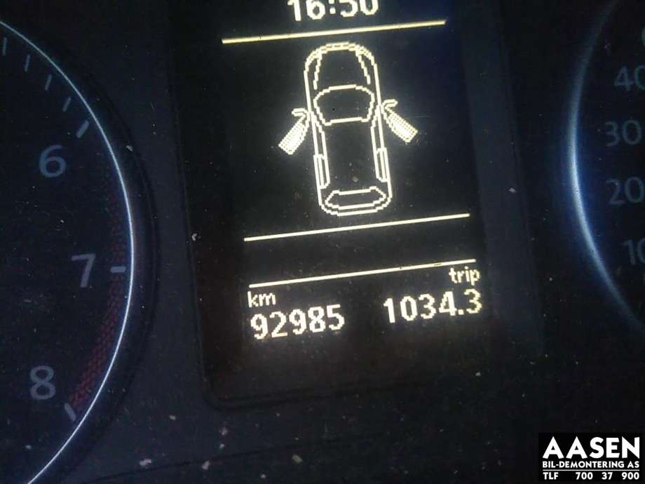 VW Golf, Plus/Cross 2009-2013 (Fase 2) , Motorkode: CAX, Girkassekode: 