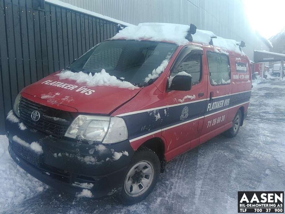 Toyota Hiace 2001-2006 (Fase 2) , Motorkode: 2KD-FTV, Girkassekode: 