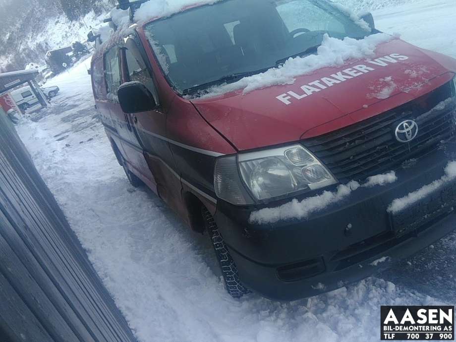 Toyota Hiace 2001-2006 (Fase 2) , Motorkode: 2KD-FTV, Girkassekode: 