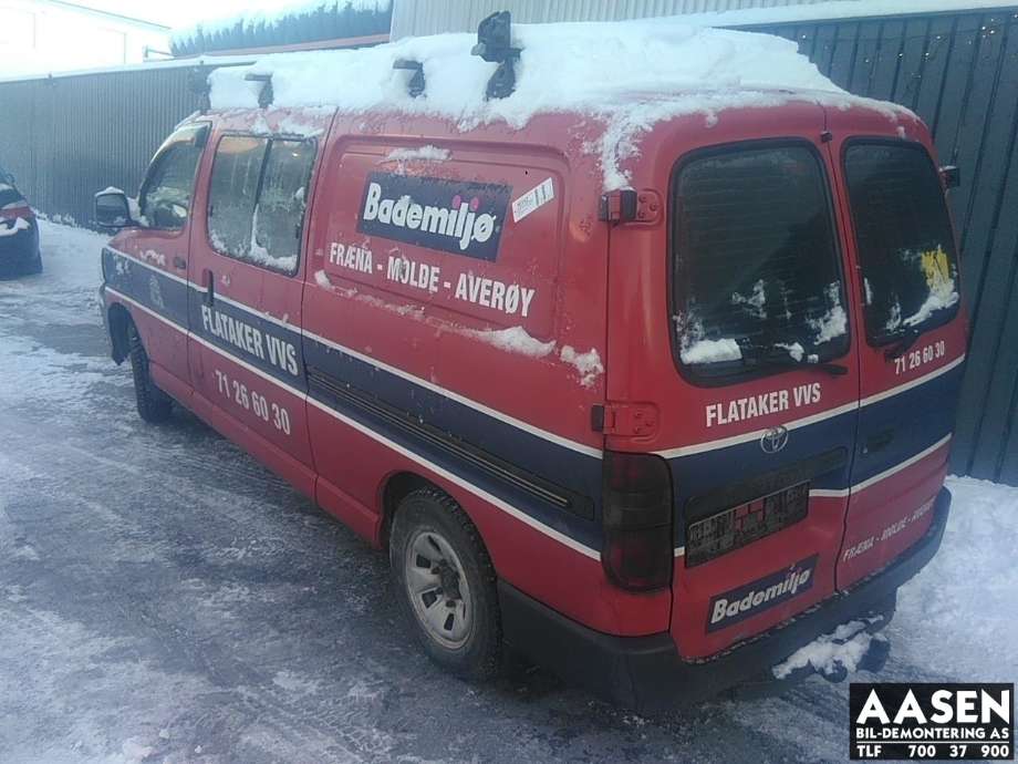 Toyota Hiace 2001-2006 (Fase 2) , Motorkode: 2KD-FTV, Girkassekode: 
