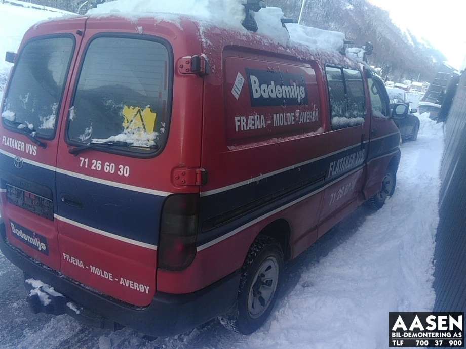 Toyota Hiace 2001-2006 (Fase 2) , Motorkode: 2KD-FTV, Girkassekode: 