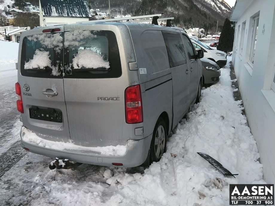 Toyota Proace 2016-->> (Type II) , Motorkode: BH01, Girkassekode: 