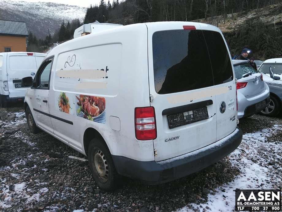 VW Caddy 2010-2015 (Type III, Fase 2) , Motorkode: CFH, Girkassekode: NFQ
