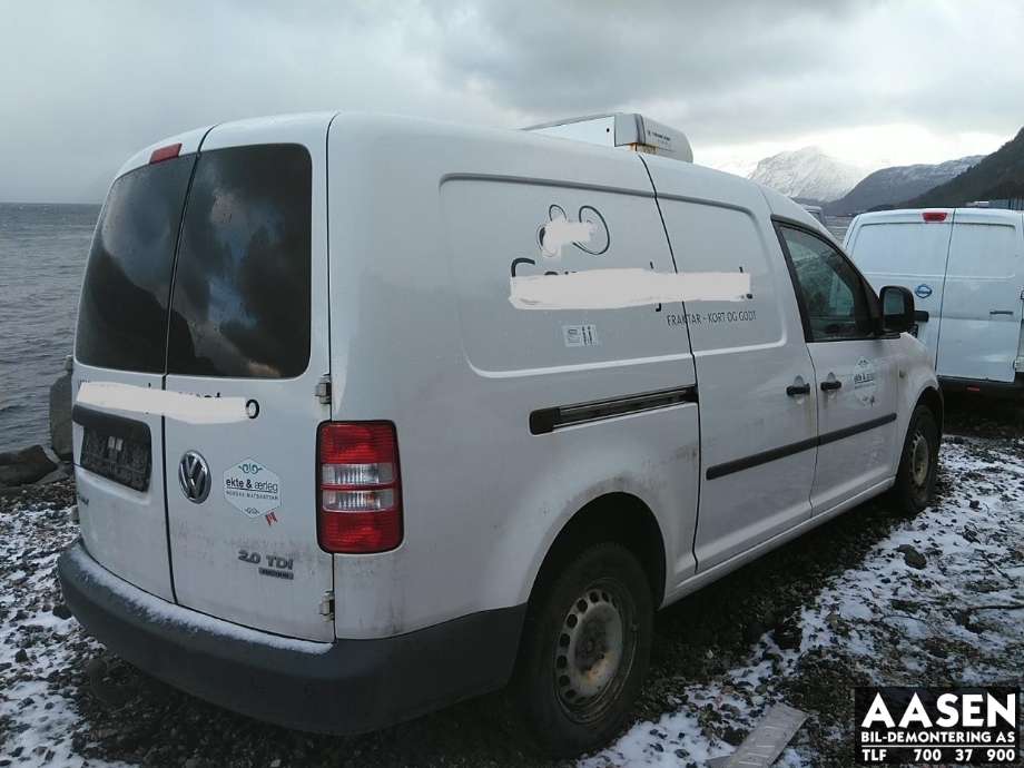 VW Caddy 2010-2015 (Type III, Fase 2) , Motorkode: CFH, Girkassekode: NFQ