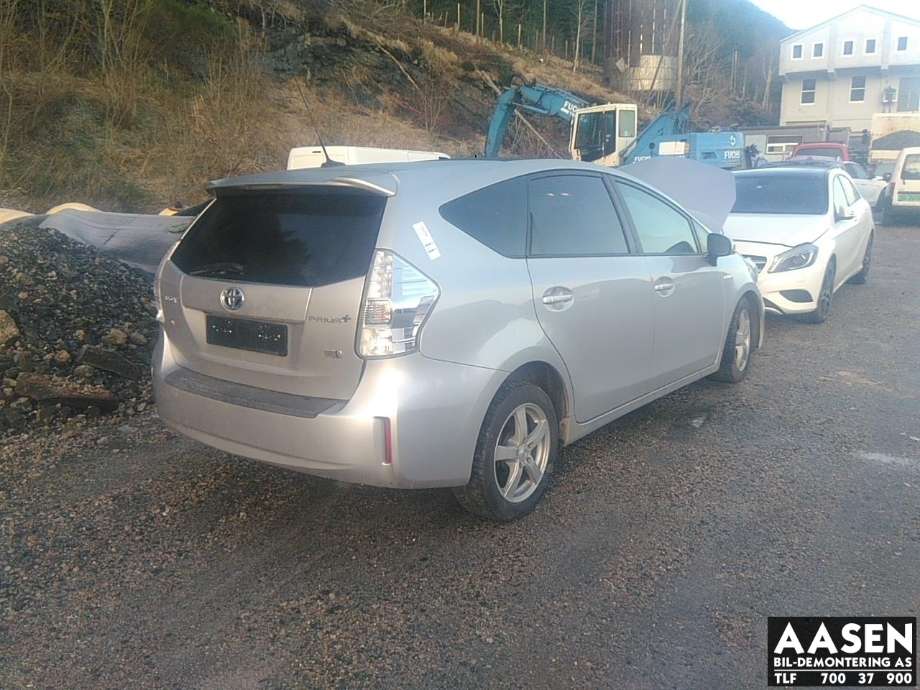 Toyota Prius +7 2012-2020 (Type III) (stasjonsvogn) (stasjonsvogn), Motorkode: 2ZR-FXE, Girkassekode: 