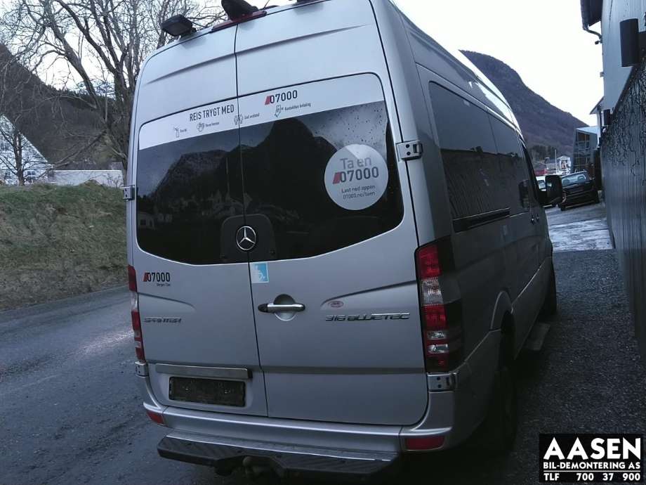 Mercedes Sprinter 2013-2018 (Fase 2) (906) (906), Motorkode: 651.955, Girkassekode: 7229080