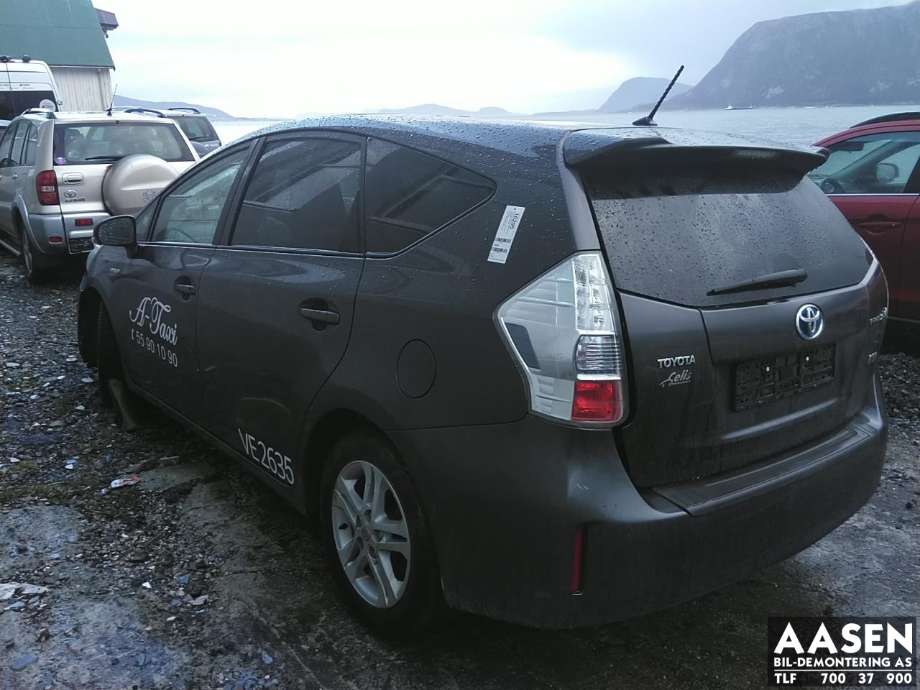 Toyota Prius +7 2012-2020 (Type III) (stasjonsvogn) (stasjonsvogn), Motorkode: 2ZR-FXE, Girkassekode: 