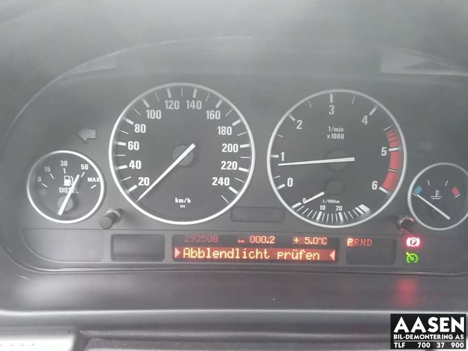 BMW 5-Serie 1996-2003 (E39) (E39), Motorkode: 306D, Girkassekode: 