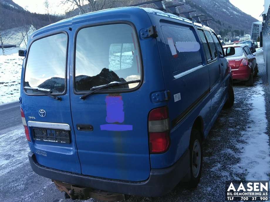 Toyota Hiace 2007-2012 (Fase 3) , Motorkode: 2KD-FTV, Girkassekode: 