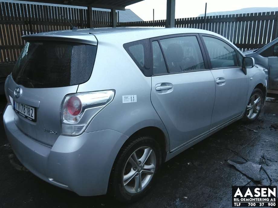 Toyota Verso 2009-2016 (Type III) , Motorkode: 1AD-FTV, Girkassekode: 