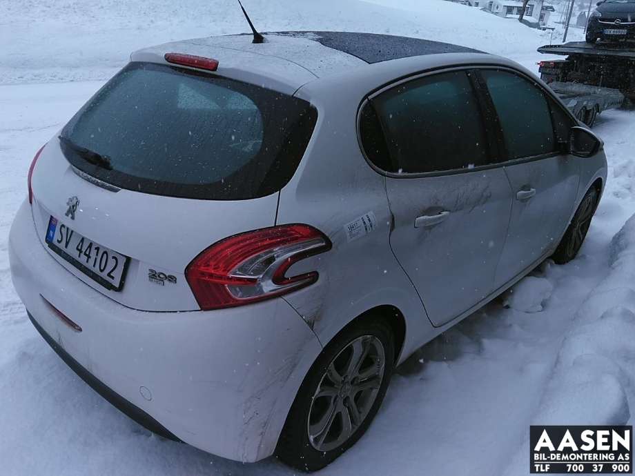 Peugeot 208 2012-2019 (Type I) , Motorkode: 9H06, Girkassekode: 
