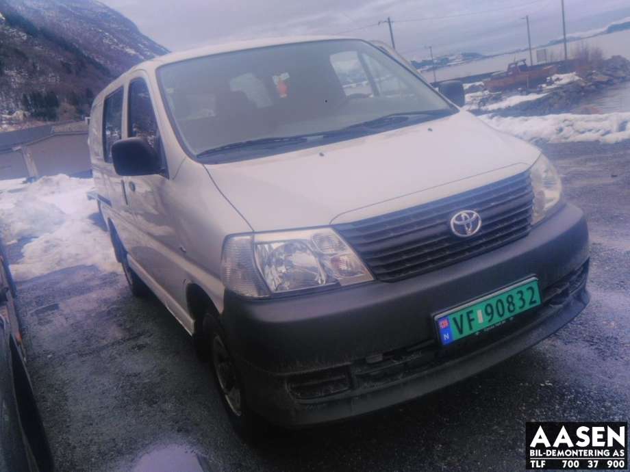 Toyota Hiace 2007-2012 (Fase 3) , Motorkode: 2KD-FTV, Girkassekode: 3303026A60