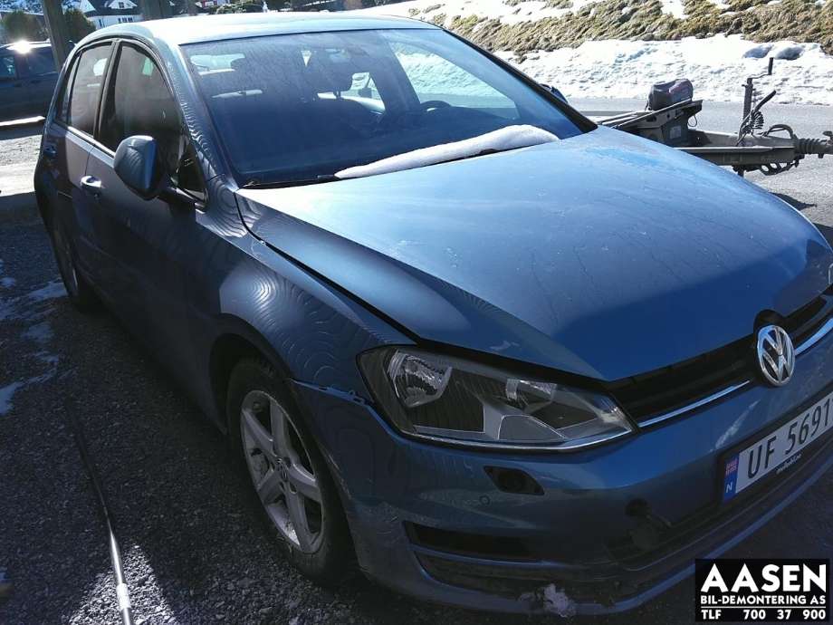 VW Golf VII 2012-2017 (Fase 1) , Motorkode: CJZB, Girkassekode: PKH