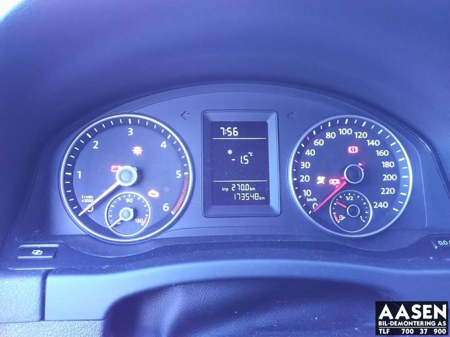VW Golf, Plus/Cross 2009-2013 (Fase 2) , Motorkode: CAY, Girkassekode: 