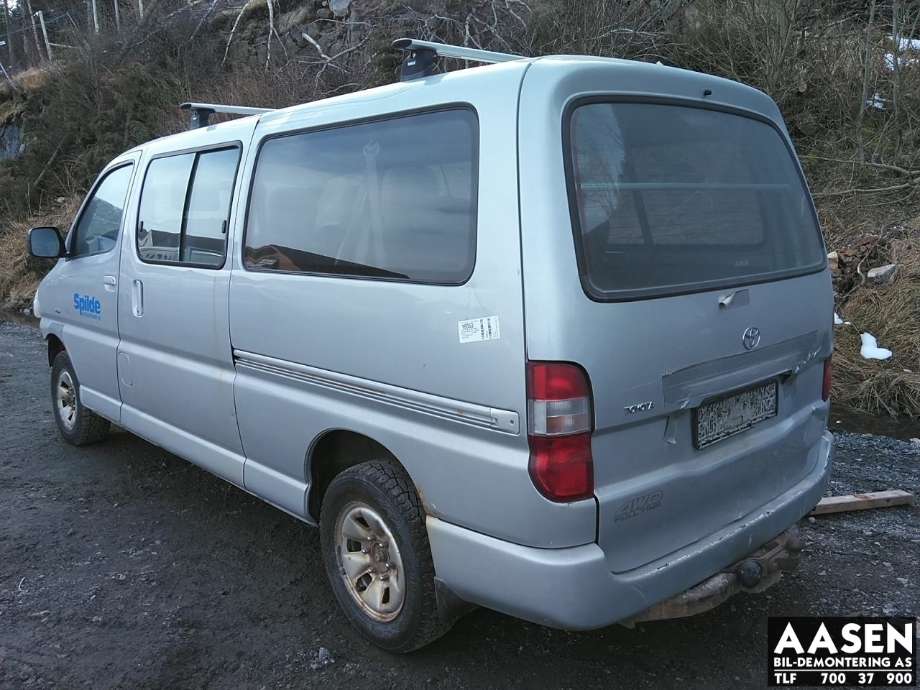 Toyota Hiace 2007-2012 (Fase 3) , Motorkode: , Girkassekode: 