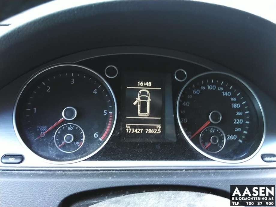 VW Passat 2011-2015 (B7) (B7), Motorkode: CAYC, Girkassekode: MYP