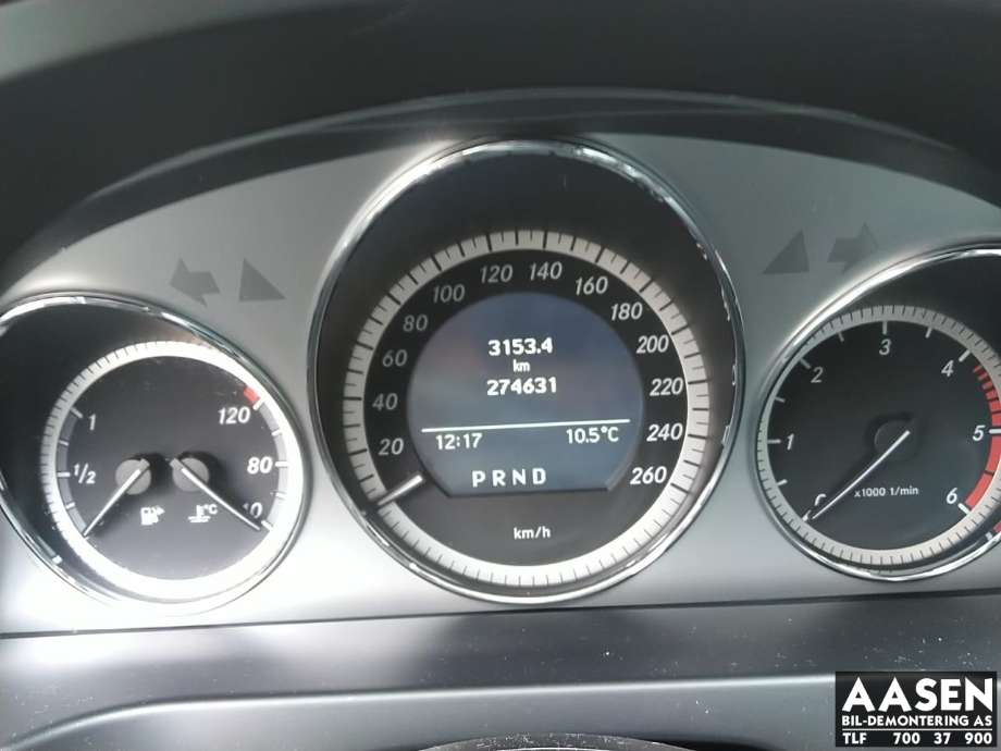 Mercedes C-Klasse 2007-2011 (Fase 1) (W204) (W204), Motorkode: 651913, Girkassekode: 