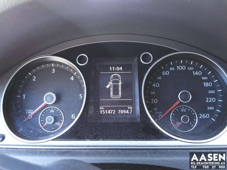 VW Passat 2011-2015 (B7) (B7), Motorkode: CAYC, Girkassekode: PKP