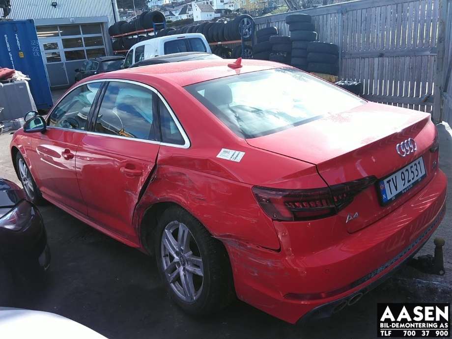 Audi A4 2015-2019 (Type V, Fase 1) (B9) (B9), Motorkode: DETA, Girkassekode: RJM