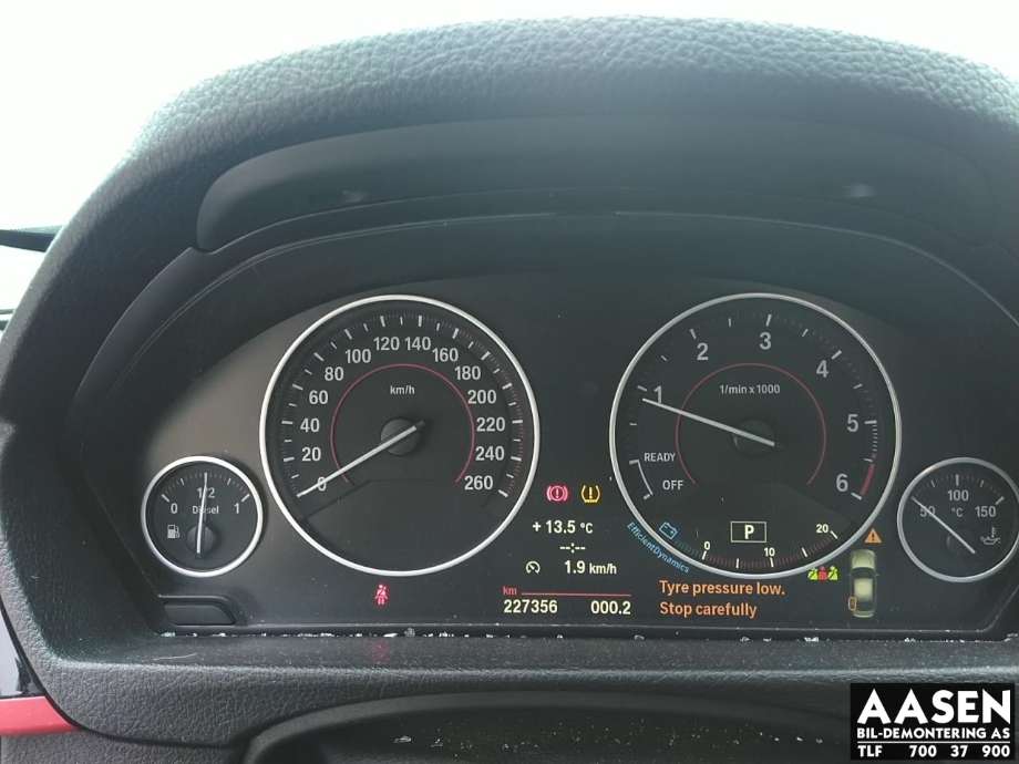 BMW 3-Serie 2012-2018 (F30/F31/F34) (F30/F31/F34), Motorkode: N47D20C, Girkassekode: GA8HP45Z