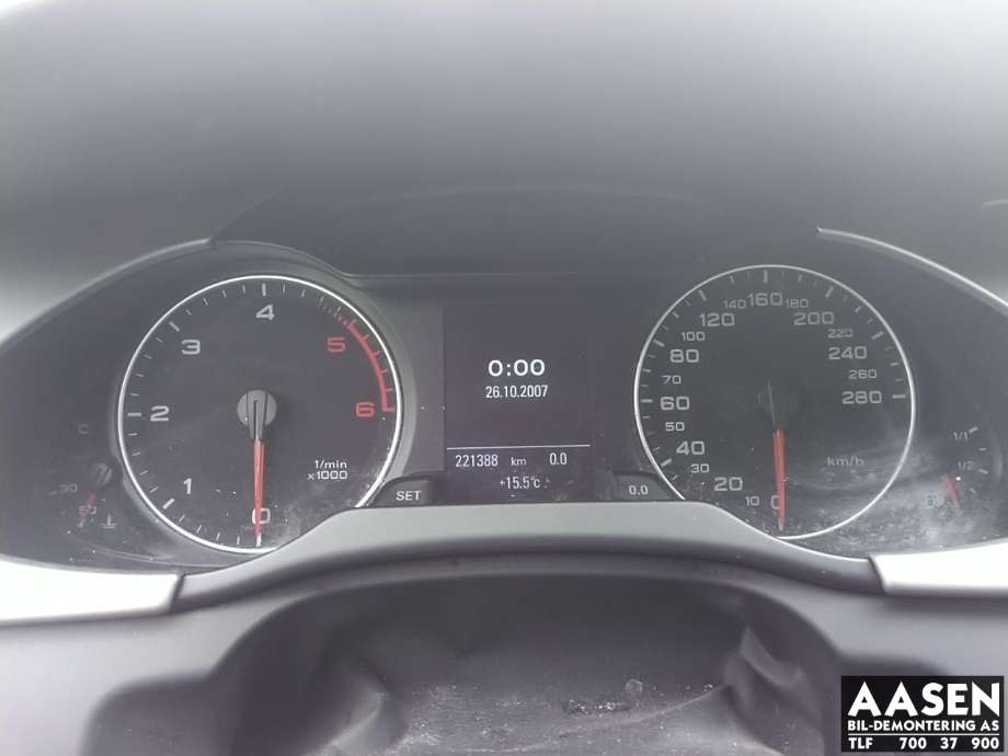 Audi A4 2007-2014 (Type IV) (B8) (B8), Motorkode: CAGA, Girkassekode: JJG
