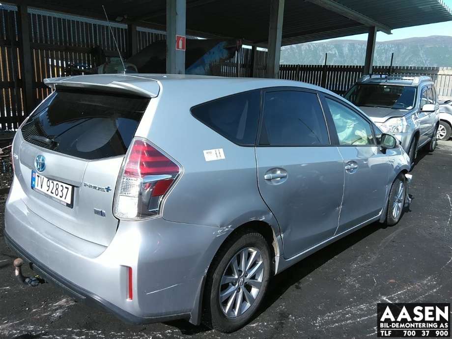 Toyota Prius +7 2012-2020 (Type III) (stasjonsvogn) (stasjonsvogn), Motorkode: 2ZR-FXE, Girkassekode: