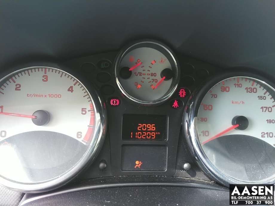 Peugeot 207 2006-2012 , Motorkode: 9H06, Girkassekode: 