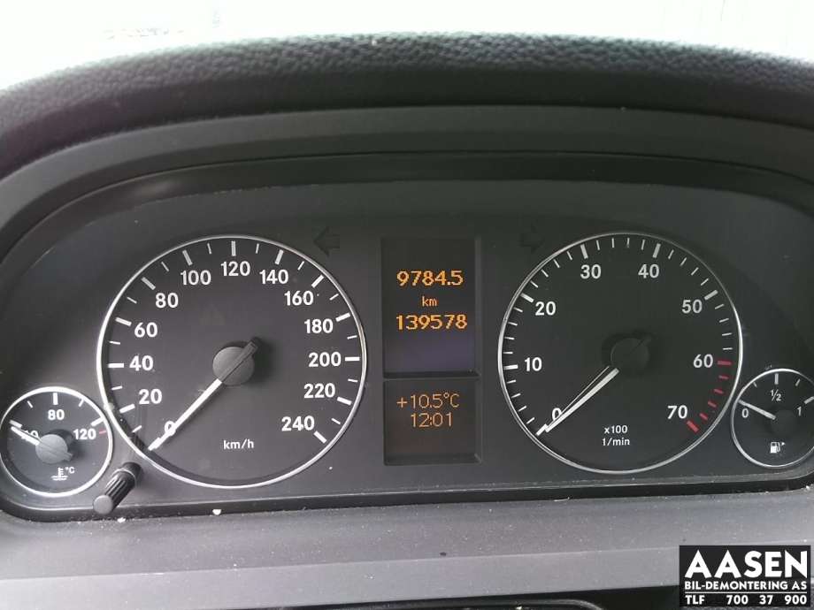 Mercedes A-Klasse 2005-2012 (W169) (W169), Motorkode: 266920, Girkassekode: