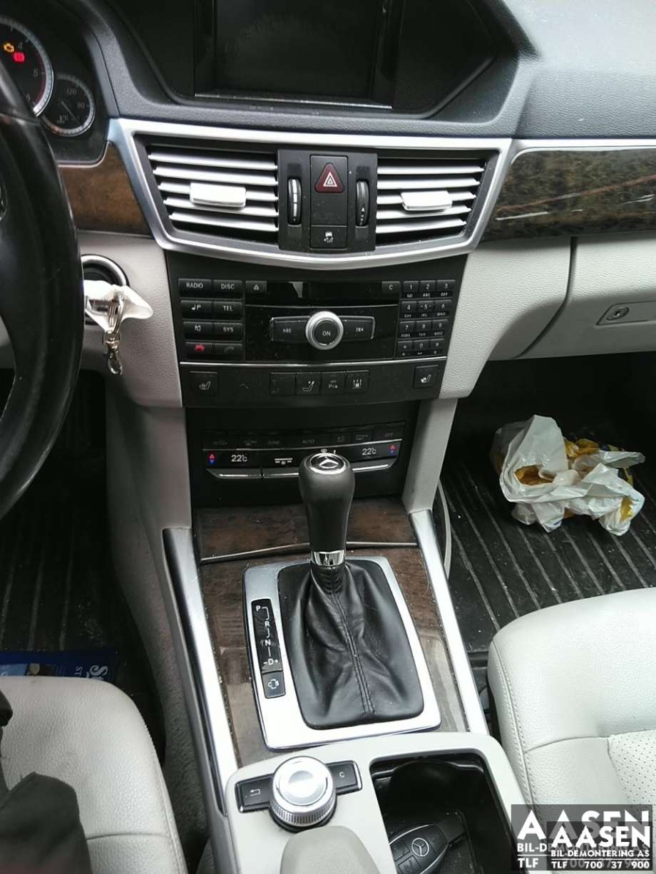 Mercedes E-Klasse 2009-2013 (Fase 1) (W212) (W212), Motorkode: 651925, Girkassekode: 