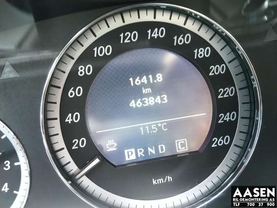 Mercedes E-Klasse 2009-2013 (Fase 1) (W212) (W212), Motorkode: 651925, Girkassekode: 