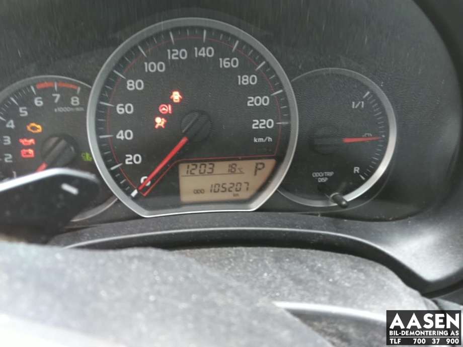 Toyota Yaris 2012-2014 (Type III, Fase 1) , Motorkode: 1NR-FE, Girkassekode: 