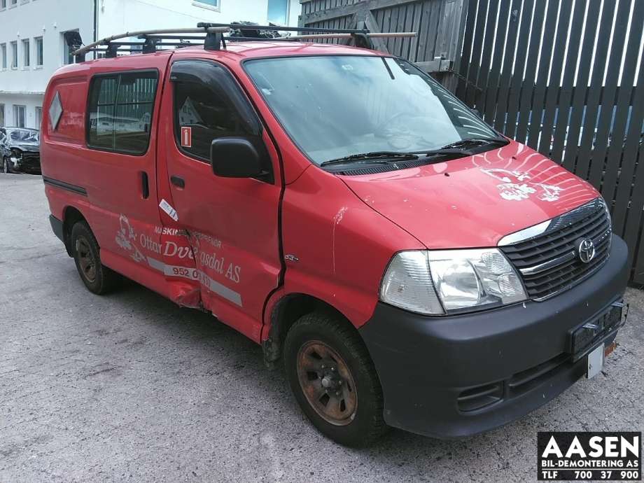 Toyota Hiace 2007-2012 (Fase 3) , Motorkode: 2KD-FTV, Girkassekode: