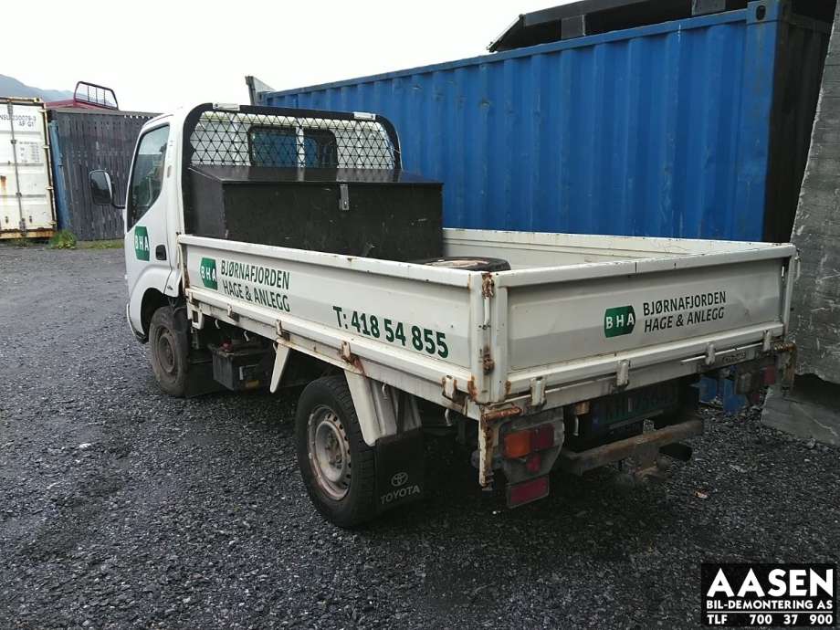 Toyota Dyna 300 1975-->> , Motorkode: 1KD-FTV, Girkassekode: