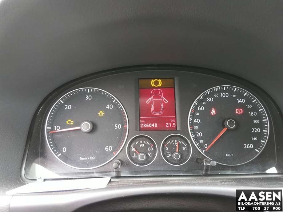 VW Touran 2007-2010 (Type I, Fase 2) , Motorkode: BLS, Girkassekode: 