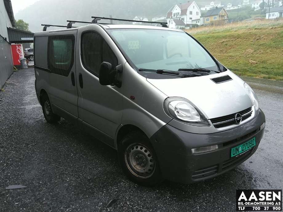 Opel Vivaro A 2001-2006 , Motorkode: F9QU7, Girkassekode: 