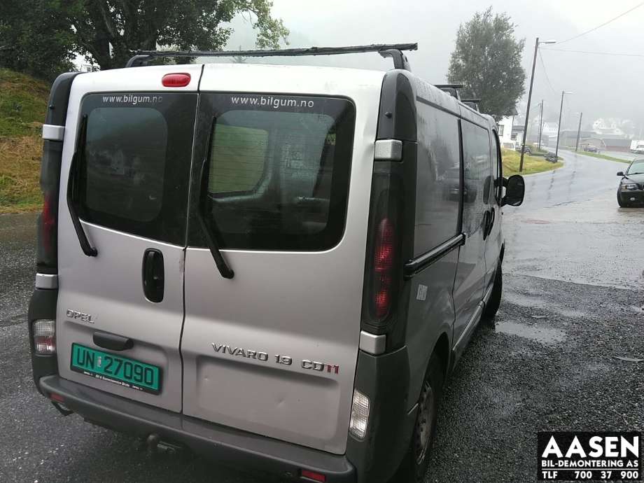 Opel Vivaro A 2001-2006 , Motorkode: F9QU7, Girkassekode: 