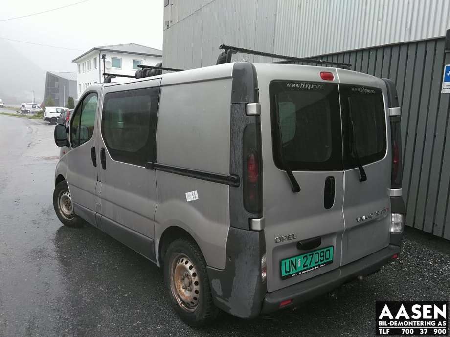 Opel Vivaro A 2001-2006 , Motorkode: F9QU7, Girkassekode: 