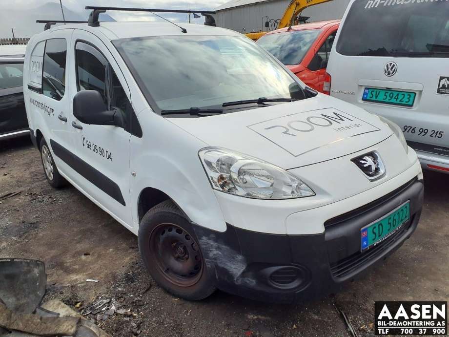 Peugeot Partner 2008-2015 (Type II, Fase 1) , Motorkode: 9HX, Girkassekode: 