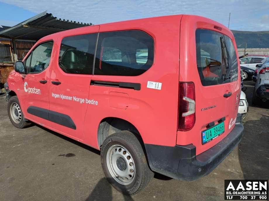 Peugeot Partner 2019-->> (Type III) , Motorkode: YH01, Girkassekode: 