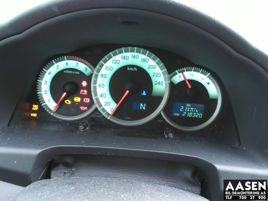 Toyota Verso 2004-2009 (Type II) , Motorkode: 1ZZ-FE, Girkassekode: 