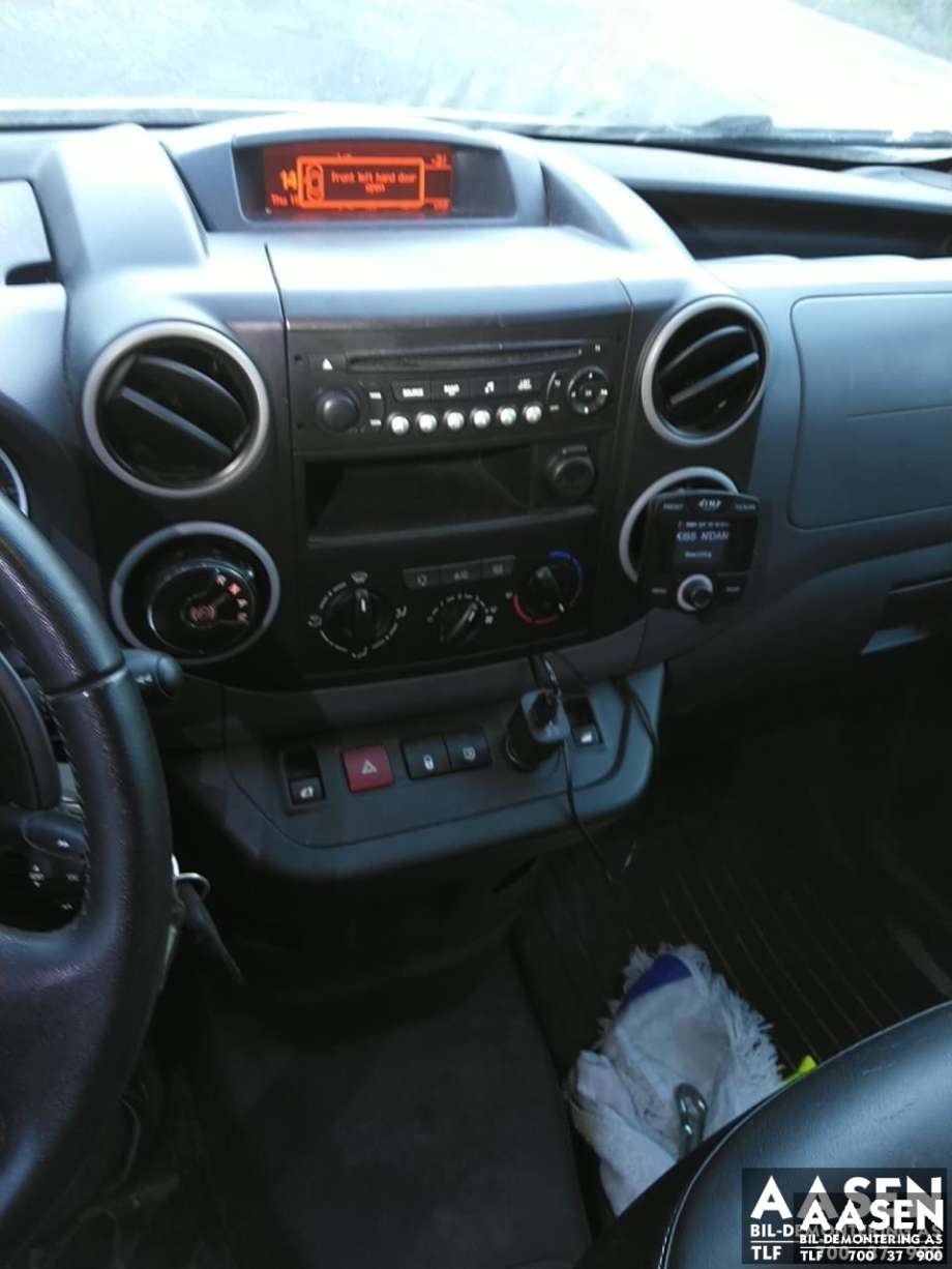 Peugeot Partner 2008-2015 (Type II, Fase 1) , Motorkode: 9H06, Girkassekode: 
