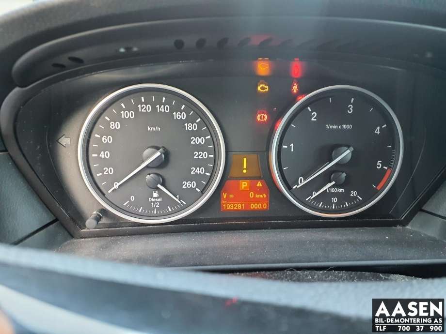 BMW 5-Serie 2003-2010 (E60/E61) (E60/E61), Motorkode: M57D30/306D3, Girkassekode: GA6HP19Z