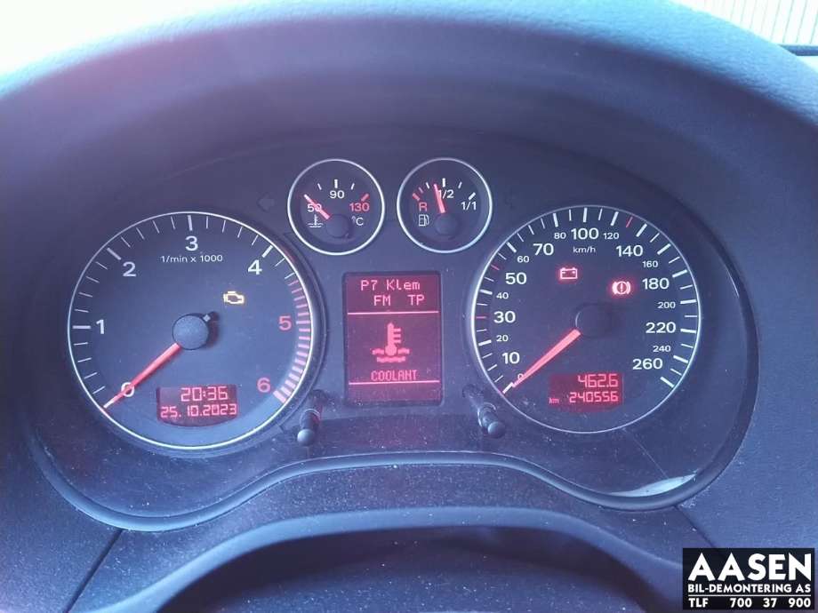 Audi A3 2003-2008 (Type II, Fase 1) , Motorkode: BMM, Girkassekode: 